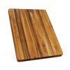 5Pcs Wooden Cutting Board with Grip Handles, Groove solid wooden platter, Wooden Trays, Chopping Board for Meat, Fruit, Cheese - 2 of 4