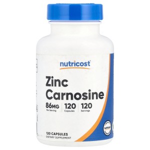 Nutricost Zinc Carnosine, 86 mg, 120 Capsules - 1 of 2