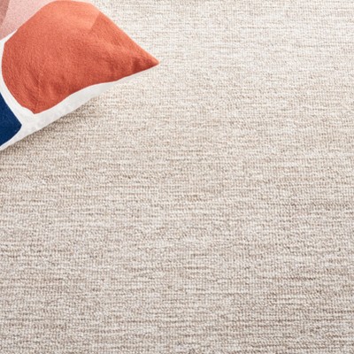 Natural Ivory Handmade Wool Tufted Abstract Rug 5' x 8'