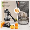OSTBA Cast Iron Manual Citrus Juicer, Commercial Grade Hand Press with Stainless Steel Cup, Heavy-Duty Lemon & Orange Squeezer - 4 of 4