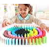 Probe Hues Probe Hues-100-Piece Wooden Domino Blocks, Educational Toy for Kids - 2 of 3