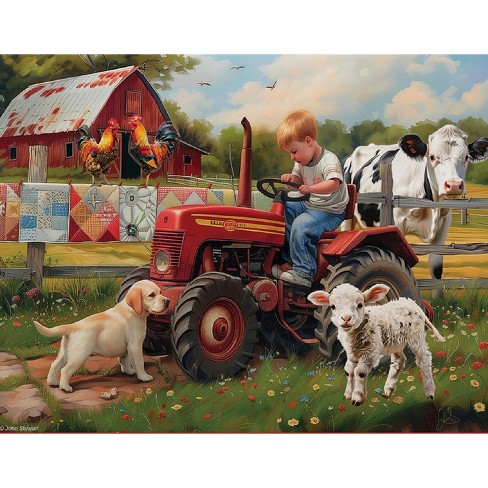 Sunsout Farming Life 1000 pc   Jigsaw Puzzle 77072 - image 1 of 4