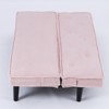 TiramisuBest Corduroy Sofa Bed Button Tufted Backrest Convertible Couch for Living Room Apartment Bedroom - 3 of 4