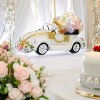 Huras Family 3.0 Inch Wedding Convertible Tree Ornament , Ornament Balloons Automobile Bride Groom (1PC) - 2 of 4