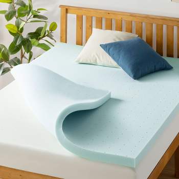 Mellow Ventilated Memory Foam Cooling Gel Infusion 2.5" Mattress Topper