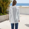 Anna-Kaci Women's Sequin Jacket Open Front Coat Blazer Party Cocktail Outerwear Cardigan - 4 of 4