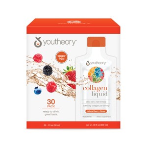 Youtheory Collagen Liquid 30 Pack - 1 of 4