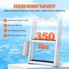 VEVOR Aluminum Dock Ladder 5 Steps, Removable Boat Ladder 16-Inch Wide Step, Pontoon Ladder Pool Stairs w/Handrails - 4 of 4