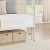 Twin Daybed with Trundle, Daybed Frame with Pullout Trundle 6 Casters, Steel Slat Support Guest Sofa Bed, Apartment, No Box Spring Needed - 4 of 4