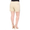 Rekucci Curvy Woman Slimming Cuffed Shorts – Pull-On Mid-Rise with Pockets - 3 of 3