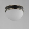 Maxim Lighting Duke 1 - Light Flush Mount in  Black/Weathered Brass - 2 of 3