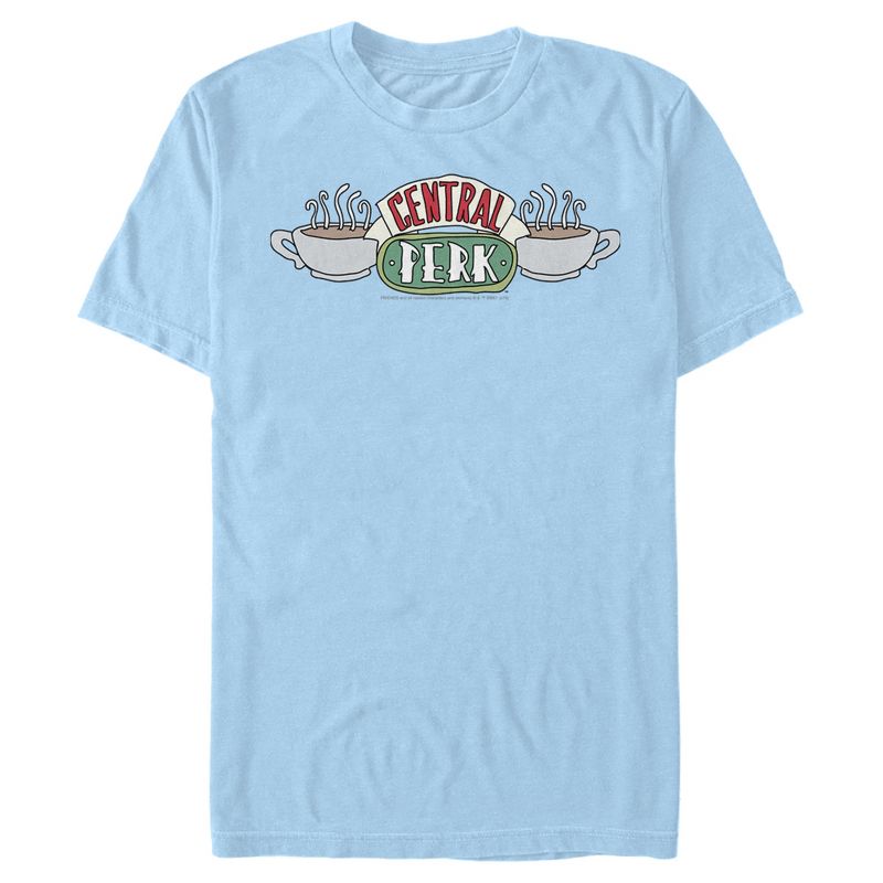 Men's Friends Classic Central Perk Logo T-Shirt, 1 of 4