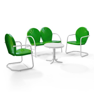 Griffith Green Metal 4-Piece Outdoor Conversation Set