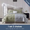 Nestl 9 Piece Reversible Comforter Set, Bed in a Bag, All in one Bed Set with Cooling Pillows - 2 of 4
