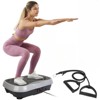 VisioGear Platform Workout Equipment, Home Fitness Training Equipment with Resistant Bands for Weight Loss Fat Burner, Black, 18.11"*11.81"*5.11" - 2 of 4