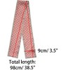 INSPIRE CHIC Women's Lovely Polka Dot Pattern Hair Band Neck Wraps 38.5x3.5 inches(LxW) - 3 of 4