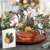 FreshCut Paper 15" Winter Magnolia 3D Pop Up Floral Bouquet Greeting Card and Envelope - 2 of 4