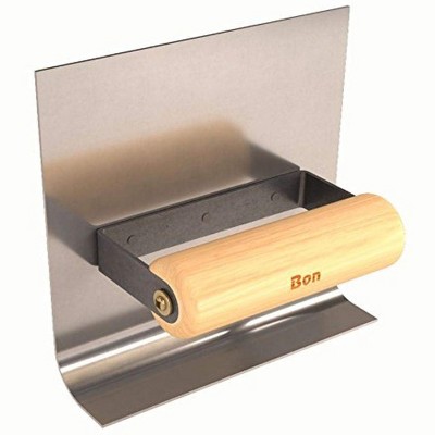 Bon Tool 22-596 Cove Tool Inside - Stainless Steel 6-inch X 1.5-inch - 3/4-inch Radius 6-inch Lip Wood Handle