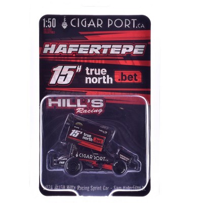 Winged Sprint Car 15H Sam Hafertepe Jr. True North .Bet Hill s Racing World of Outlaws 2024 1 50 Diecast Model Car by Acme