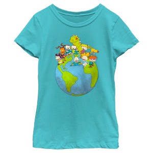 Girl's Rugrats Earth Babies T-Shirt - 1 of 4