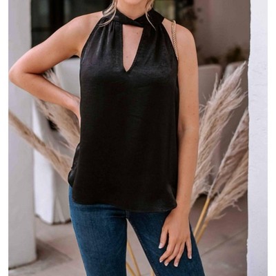 Women's Twist Halter Top - Veronica M