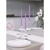 10 inch Taper Candles Set of 4 - Dripless Taper Candles and Unscented Candlesticks - Perfect as Dinner Candles and Household Candles - 4 of 4