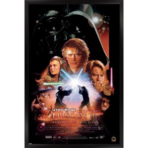 Trends International 24X36 Star Wars: Revenge Of The Sith - One Sheet Framed Wall Poster Prints - 1 of 4