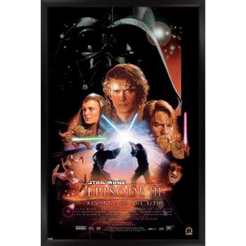 Trends International 24X36 Star Wars: Revenge Of The Sith - One Sheet Framed Wall Poster Prints