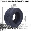 Whizmax Golf Cart Tires - Set of 2 for Golf Cart/Lawn Mower - 2 of 4