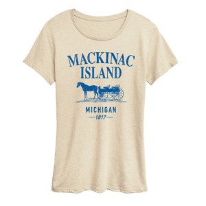 Women's - Instant Message - Mackinac Island Short Sleeve Graphic T-Shirt - 1 of 4