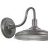 Minka Lavery Industrial Farmhouse Outdoor Barn Light Fixture Textured Silver LED 8 3/4" for Post Exterior Deck House Porch Patio - 2 of 3