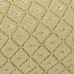 beige patterned fabric/gold vein frame