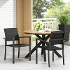 Christopher Knight Home 2pc Wilbur Mesh and Aluminum Outdoor Dining Chairs  Black - 2 of 4