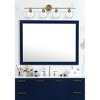 Elegant Lighting Collier 4 Light Satin Gold and Clear Glass Wall Sconce - 2 of 4