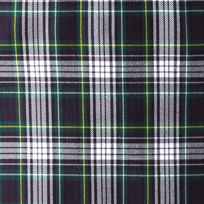 white/evergreen plaid