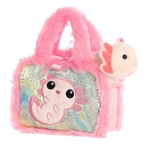 Aurora Small Aquarium Collection Fancy Pals Fashionable Stuffed Animal Axolotl 7.5" - 1 of 4