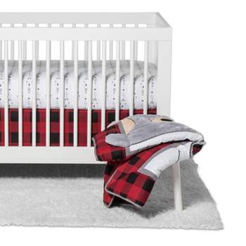 Trend Lab Peak-a-Bear Baby Nursery Crib Bedding Set - 3pc