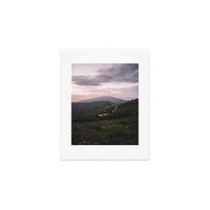 8" x 10" Garrett Lockh Skyline Drive Wall Art Print Green - society6 - 1 of 3