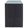 vidaXL Garden Bar Set Black, Cream White - 4 of 4