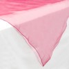 Lann's Linens 5-Pack Square Organza Tablecloth Overlays for Wedding, Banquet - 2 of 3