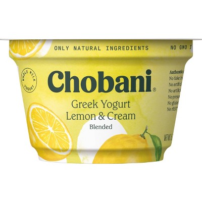 Chobani Lemon & Cream Blended Greek Yogurt - 5.3oz