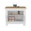 Gulches Modern Kitchen Island - Two Door Cabinet & Shelf, Versatile Storage, Multiple Colors, 35.3"H x 40.5"W x 27.5"D, Model Arlet - 4 of 4