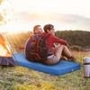Costway Folding Sleeping Pad, Self Inflating Camping Mattress with Carrying Bag Green\Blue - 2 of 4