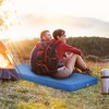 Costway Folding Sleeping Pad, Self Inflating Camping Mattress with Carrying Bag Green\Blue - image 2 of 4