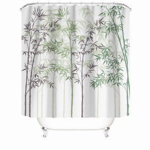 The Lush Bamboo Forest Shower Curtains for Bathroom Waterproof Fabric Bath Curtain Durable Soft Stylish Bathroom Decor 72x72 Inch - 1 of 1