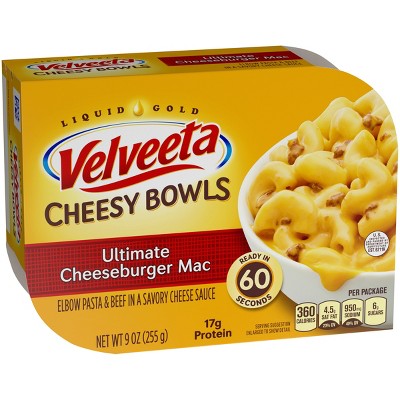 Velveeta Cheesy Skillets Singles Ultimate Cheeseburger Mac 9 Oz ...