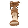Allegra K Women's Back to College Open Toe Lace Up Chunky High Heels Strappy Sandals - 3 of 4