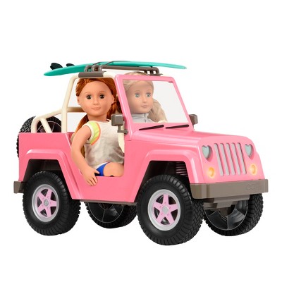 target american girl doll car