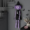 Hanging Knit Character Witch Decorative Sculpture - Hyde and EEK! Boutique™ Black/Purple - 2 of 3
