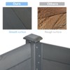 Maggift Planters Raised Garden Bed with Legs Elevated Wooden Planter Box Self-Draining with Bed Liner Patio Balcony, Gray, 33.75"*18"*30" - 2 of 4